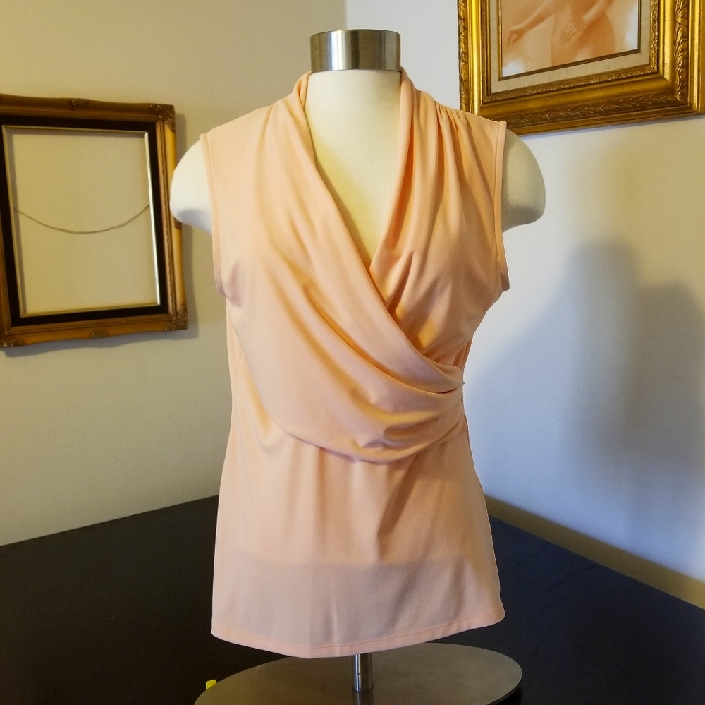Peachy Wrap Top